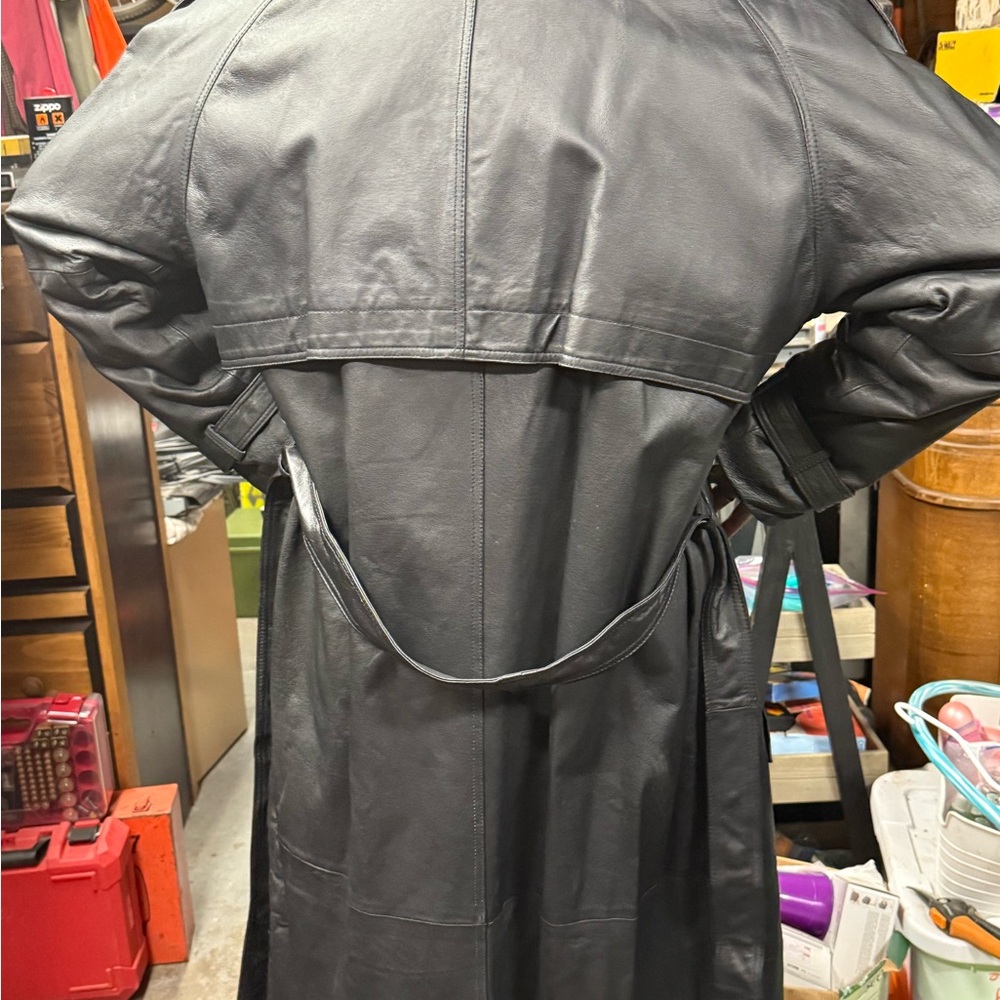 Personal choice trench coat leather large